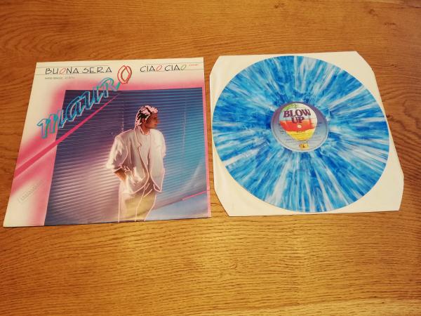 Mauro Buona Sera/ Ciao Ciao 1987 Intercord INT 125.596 Blaues Vinyl Deutsche Pressung NM/VG+